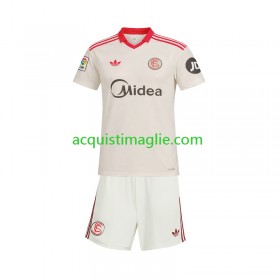 Divisa di Calcio FC Sevilla Retro Bambino Prima 2025/2026